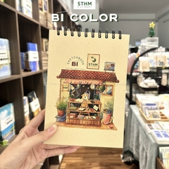 Sổ tay lò xo bìa cứng vẽ chì Bí Sketchbook A5 giấy kem 190gsm