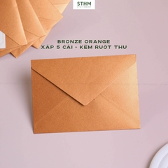 Bao thư ánh kim kèm ruột thư xấp 5 cái A6