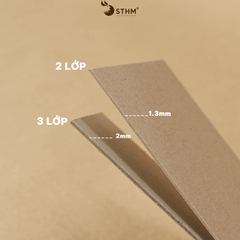 Giấy bìa cứng carton (chipboard) xấp 10 tờ