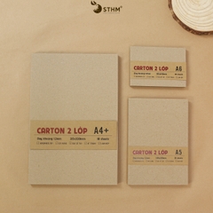 Giấy bìa cứng carton (chipboard) xấp 10 tờ