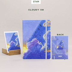 Sổ tay may chỉ bìa cứng Cloudy A5