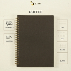 Sổ tay lò xo bìa cứng Solid A5