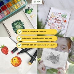 Sổ tay lò xo vẽ chì Sketchbook Basic