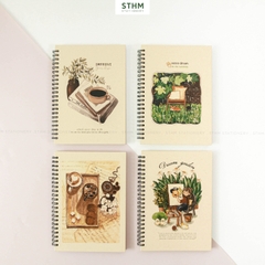 Sổ tay lò xo bìa cứng COZY A5