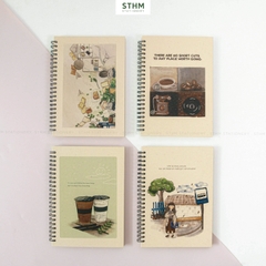 Sổ tay lò xo bìa cứng COZY A5
