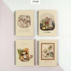 Sổ tay lò xo bìa cứng COZY A5