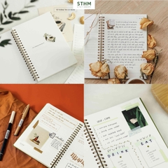 Sổ tay lò xo bìa cứng COZY A5
