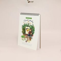 Sổ tay lò xo vẽ chì Dreamgarden Sketchbook Giấy kem 130gsm