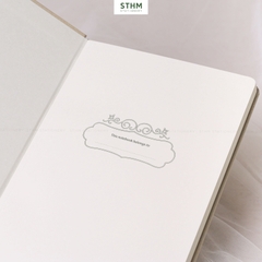 Sổ tay may chỉ bìa cứng Flora A5