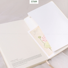 Sổ tay may chỉ bìa cứng Flora A5