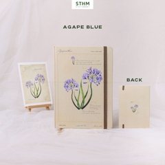 Sổ tay may chỉ bìa cứng Flora A5
