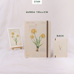 Sổ tay may chỉ bìa cứng Flora A5