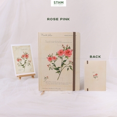 Sổ tay may chỉ bìa cứng Flora A5