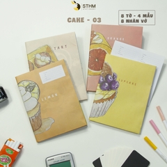 Giấy kraft trắng bao tập khổ A5 (25x35cm) xấp 8 tờ