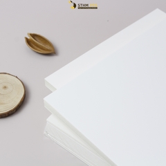 Giấy tráng phủ 1 mặt IVORY 215x320mm xấp 50 tờ