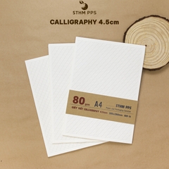 Giấy Kem 80gsm Calligraphy A4 xấp 100 tờ