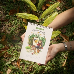Sổ tay lò xo vẽ chì Dreamgarden Sketchbook Giấy kem 130gsm