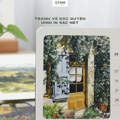 Combo LBĐG Flower + đế gỗ
