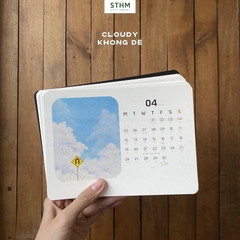 Lịch bàn đế gỗ 2027 - Không kèm đế gỗ