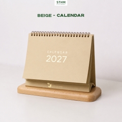 Lịch bàn lò xo 2027 - CALENDAR - Lịch âm dương có đánh dấu ngày lễ
