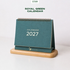 Lịch bàn lò xo 2027 - CALENDAR - Lịch âm dương có đánh dấu ngày lễ