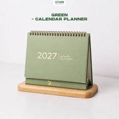 Lịch bàn lò xo 2027 - LỊCH Ô PLANNER - Lịch âm dương từng ô