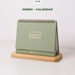 Lịch bàn lò xo 2027 - CALENDAR - Lịch âm dương có đánh dấu ngày lễ