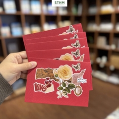 Bao thư handmade kèm ruột thư xấp 5 cái A6