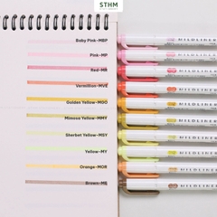 Bút dạ quang ZEBRA MILDLINER 2 đầu
