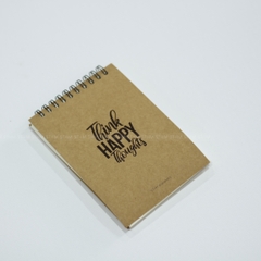 Sổ tay lò xo bìa mềm Typography A6