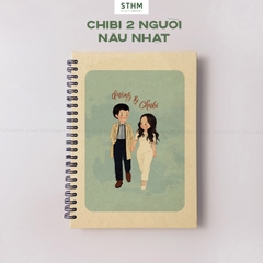 Sổ tay lò xo CHIBI in TYC A5