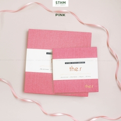 Sổ tay may chỉ bìa cứng bọc vải The.r Sketchbook giấy kem 190gsm