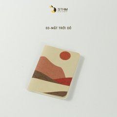 Sổ tay may chỉ giữa bìa mềm bỏ túi Pocket Notebook