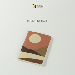 Sổ tay may chỉ giữa bìa mềm bỏ túi Pocket Notebook