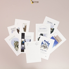 Thiệp giấy Postcard A6 xấp 8 cái