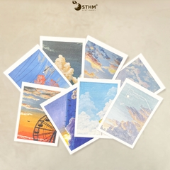 Thiệp giấy Postcard A6 xấp 8 cái
