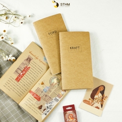 Sổ tay may chỉ giữa bìa mềm Refill Traveller