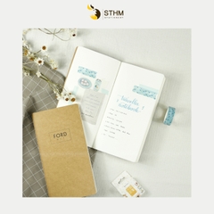 Sổ tay may chỉ giữa bìa mềm Refill Traveller