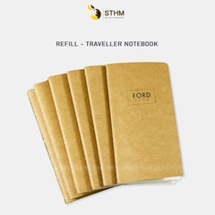 Sổ tay may chỉ giữa bìa mềm Refill Traveller
