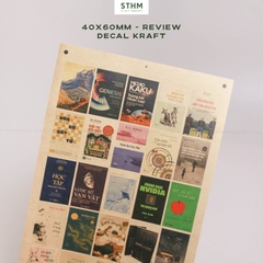 Giấy tự dính (sticker) tên sách theo yêu cầu A4 (32 cái nhãn)