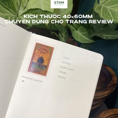 Giấy tự dính (sticker) tên sách theo yêu cầu A4 (32 cái nhãn)