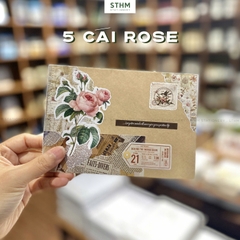 Bao thư handmade kèm ruột thư xấp 5 cái A6