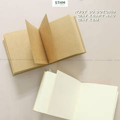 Sổ tay may chỉ bìa cứng Vintage Asthetic 14x14cm