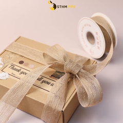 Ruy băng vải đay canvas cuộn 10m