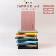 Sổ tay may chỉ bìa mềm PU Simperie S2mini