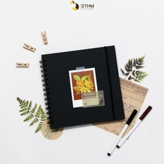 Sổ dán ảnh lò xo khổ vuông Scrapbook 20x20cm