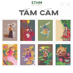 Thiệp giấy Postcard A6 xấp 8 cái