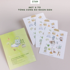 Giấy tự dính (sticker) A6 xấp 3 tờ