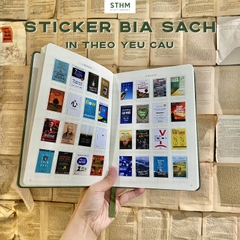 Giấy tự dính (sticker) tên sách theo yêu cầu A4 (32 cái nhãn)