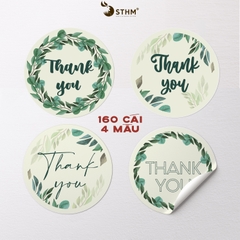 Giấy tự dính (sticker) cắt demi hình tròn xấp 4 tờ A4